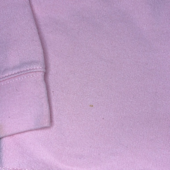 Vintage girls Pink Cardigan with Heart Patches size 4 - Picture 3 of 7